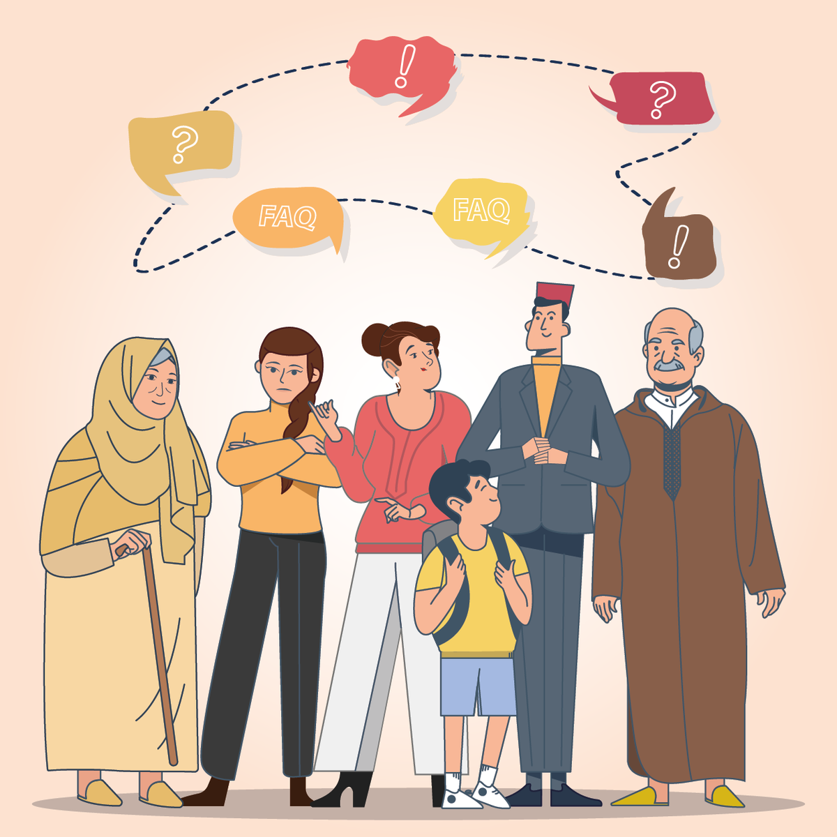 أسئلة مترددة Redal