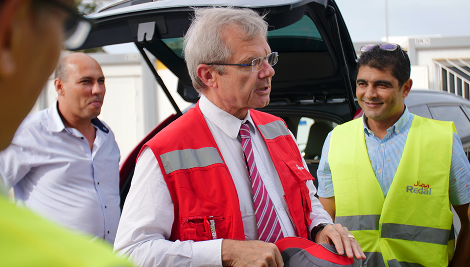 Visite de travail du PDG du groupe Veolia pour la Zone Afrique et Moyen Orient à Redal 2