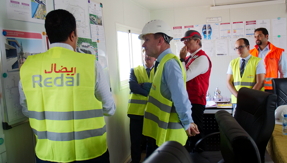 Visite de travail du PDG du groupe Veolia pour la Zone Afrique et Moyen Orient à Redal 5