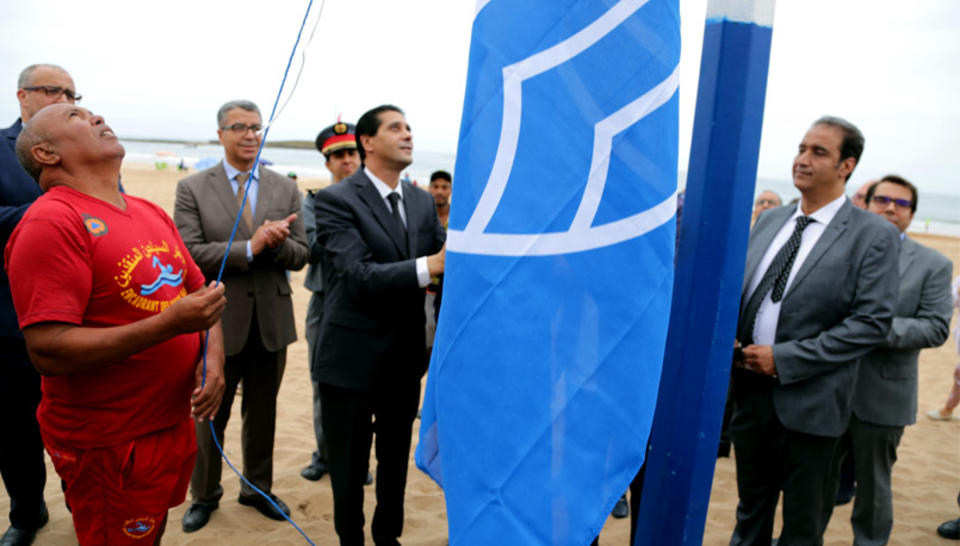 La plage de Skhirat obtient le label « Pavillon bleu » pour la 11ème année