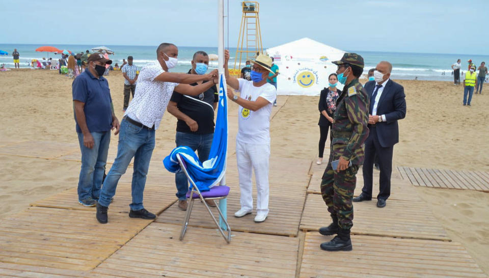 plage des nations à Bouknadel