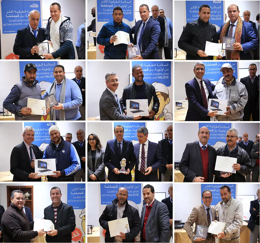 Les meilleurs conducteurs de Redal 2017